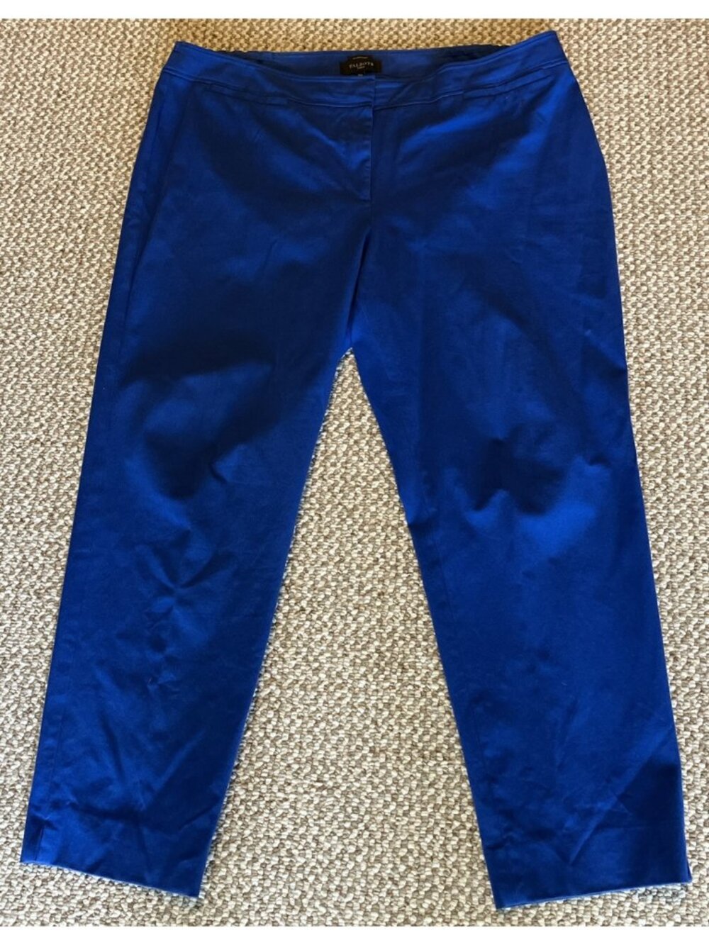 Talbots Hampshire Pants Size 18W Blue Side Slit 28 1/2” Inseam